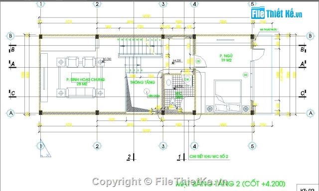 kiến trúc 5 tầng CAD,Nhà phố 4 tầng CAD,CAd kiến trúc 4 tầng,CAD Nhà phố 4 tầng,Nhà phố 4 tầng 1 tum