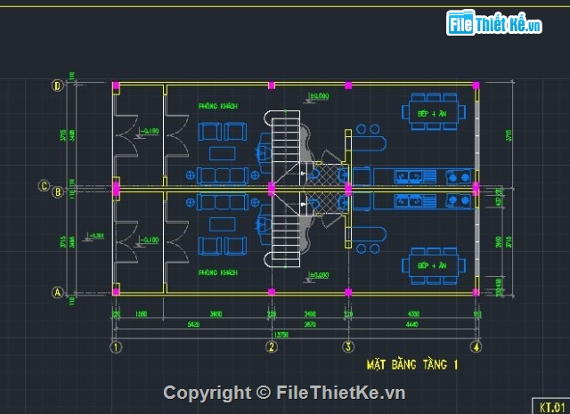 nhà 4 tầng,nhà phố 4 tầng 3.7x12.7m,Bản vẽ nhà phố,nhà phố 4 tầng