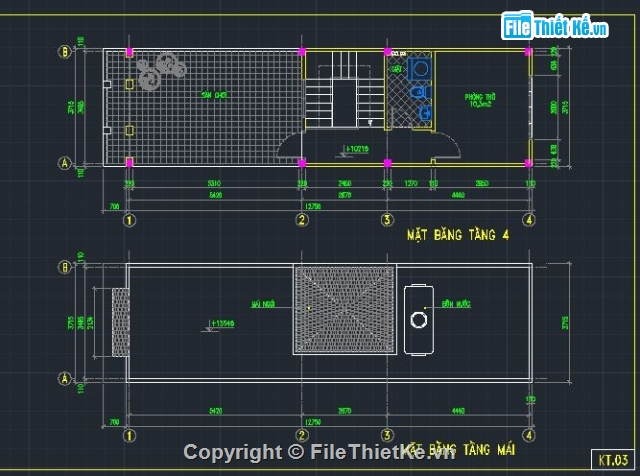 nhà 4 tầng,nhà phố 4 tầng 3.7x12.7m,Bản vẽ nhà phố,nhà phố 4 tầng