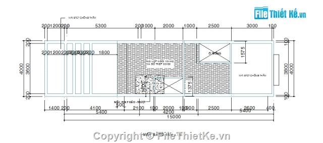 Bản vẽ full,nhà 4 tầng,Bản vẽ nhà phố,4 tầng,4x15m,4x22m