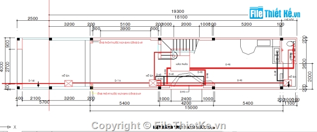 Bản vẽ full,nhà 4 tầng,Bản vẽ nhà phố,4 tầng,4x15m,4x22m