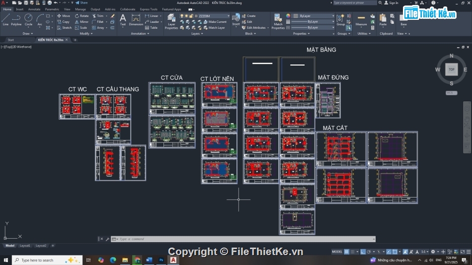 Bản vẽ nhà phố,nhà 4 tầng,cad nhà phố 4 tầng,file cad nhà phố 4 tầng