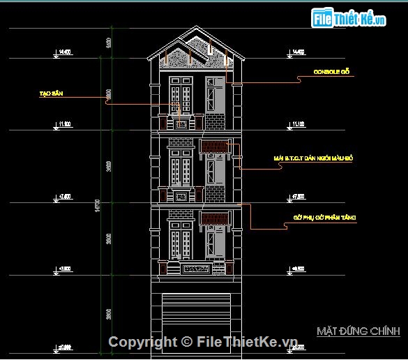Bản vẽ nhà phố,mẫu nhà 4 tầng đẹp,thiết kế nhà 4 tầng đẹp