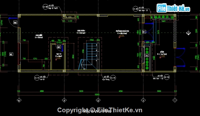 Bản vẽ nhà phố,nhà phố 4 tầng,thiết kế nhà phố đẹp