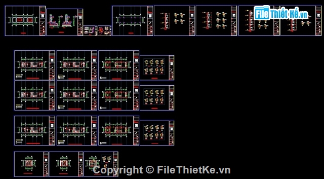 Bản vẽ nhà phố 4 tầng 4x14.5m,Bản vẽ nhà 4 tầng,Mẫu bản vẽ nhà phố 4 tầng,Nhà phố 4 tầng