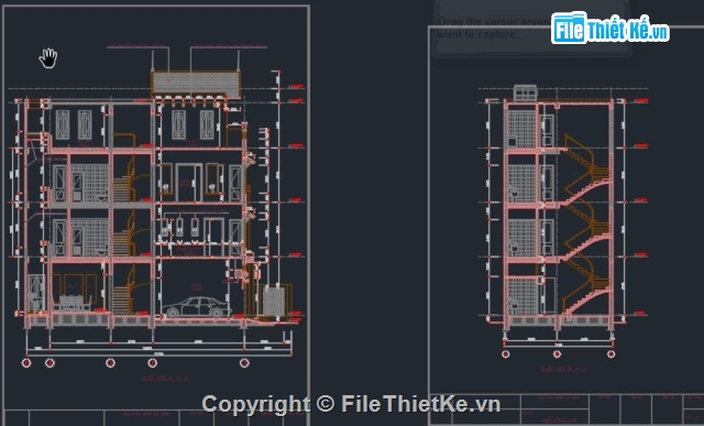 4 tầng,Nhà phố 4 tầng,Nhà phố kích thước 7x17m,kích thước 7x17m,Nhà phố