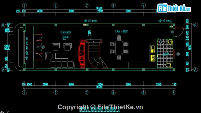 Bản vẽ,Bản vẽ nhà phố,nhà phố 3 tầng,bản vẽ nhà phố mặt tiền 4.5m,4.5x13m,bản vẽ nhà ống