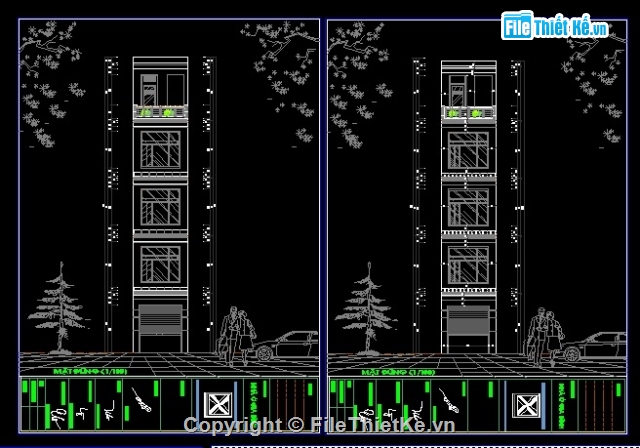 Bản vẽ nhà phố 5 tầng,Bản vẽ nhà phố,nhà phố 5 tầng,nhà phố 5 tầng 3x9.2m