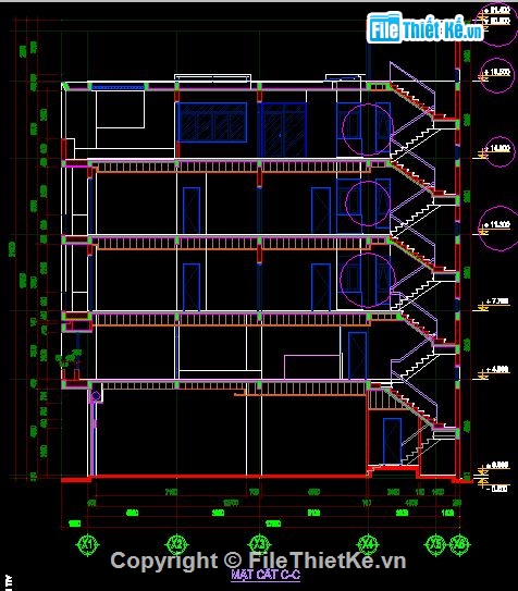 Nhà phố 6x18m,mẫu nhà phố 5 tầng,bản vẽ nhà phố cao tầng