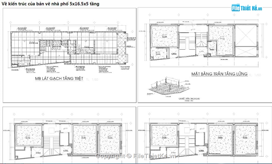 Bản vẽ nhà phố 5 tầng,nhà phố 5.5 tầng 5.54x16.4m,Hồ sơ cad nhà phố 5.5 tầng,File cad nhà phố 5.5 tầng