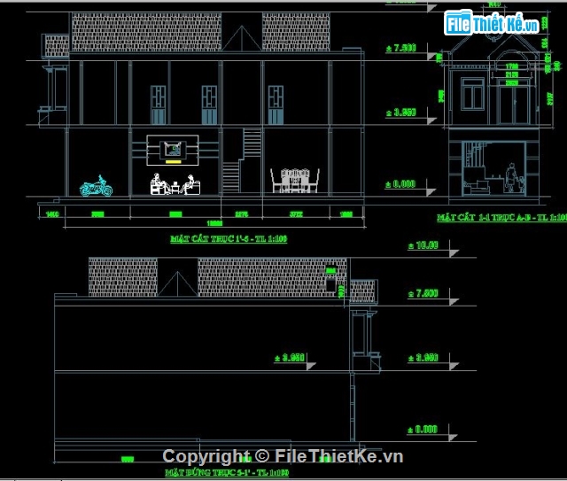 nhà phố 2 tầng,nhà phố 5x18m,nhà 2 tầng mái thái,nhà phố mái thái