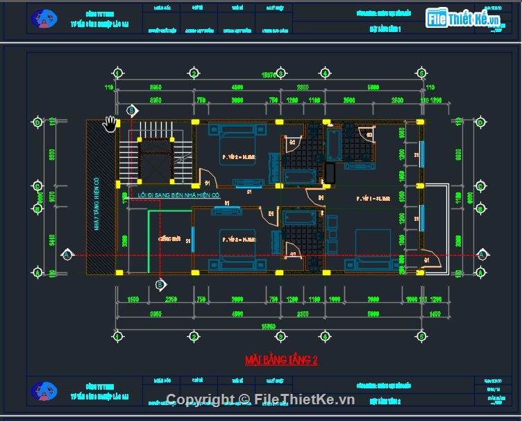 Bản vẽ nhà phố 6 tầng 8x16m ( Kiến trúc, kết cấu, dầm, điện,..)