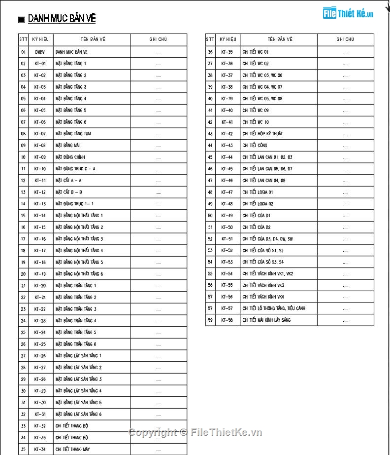 Bản vẽ nhà phố 6 tầng,Bản vẽ nhà phố đẹp,Bản vẽ nhà nền đôi