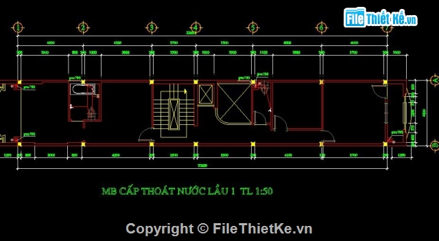 Bản vẽ nhà phố,Nhà phố 6 tầng,nhà đầy đủ các hạng mục