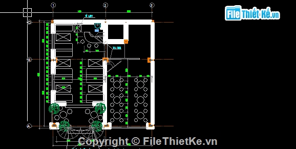 Bản vẽ full 7 tầng (tum phơi),bản vẽ nhà phố kt 4x12m (7 tầng),Bộ bản vẽ nhà phố,nhà 7 tầng