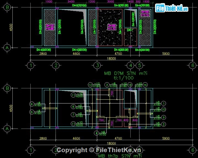 Bản vẽ nhà phố,nhà phố 4.5x8.9m,thiết kế nhà phố,nhà phố kích thước 4.5 x 9m