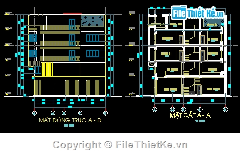 Bản vẽ,Nhà phố,Nhà liền kề,Bản vẽ kiến trúc Nhà,Nhà phố liền kề,Nhà phố kt mỗi căn kt4.5x14.3