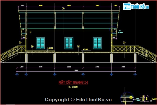 kết cấu kiến trúc,bản vẽ nhà sinh hoạt cộng đồng,kiến trúc và kết cấu nhà sinh hoạt