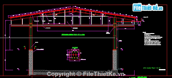 bản vẽ nhà thép,bản vẽ thép nhà cảng,bản vẽ nhà thép vùng biển