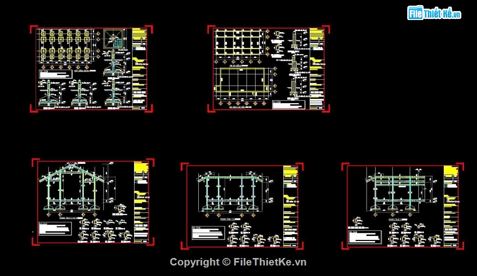 Bản vẽ nhà thờ họ 5 gian,Mẫu nhà thờ họ 5 gian,Thiết kế nhà thờ họ 5 gian,Hồ sơ thiết kế nhà thờ họ 5 gian