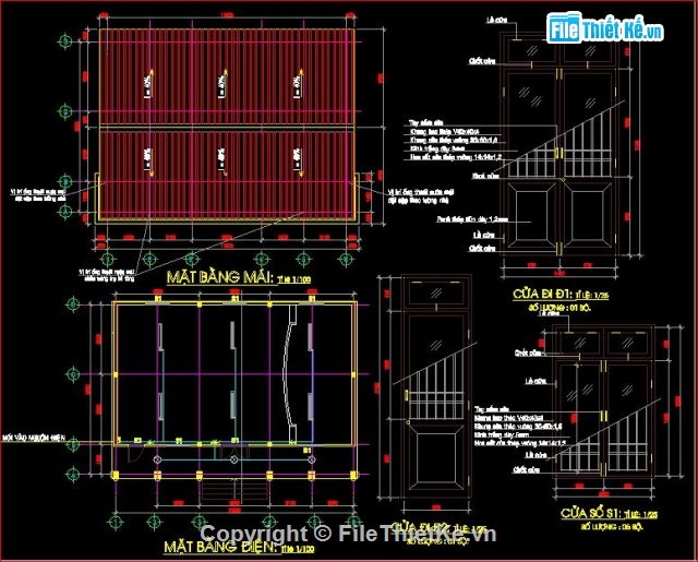 Bản vẽ nhà văn hóa,kết cấu nhà văn hóa,nhà văn hóa thôn Tân Lập