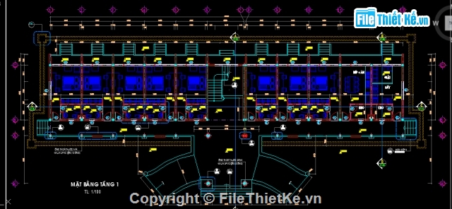 bản vẽ nhà công vụ 2 tầng,nhà công vụ 2 tầng,nhà công vụ,nhà ở cán bộ,bản vẽ nhà ở cán bộ,bản vẽ nhà văn phòng