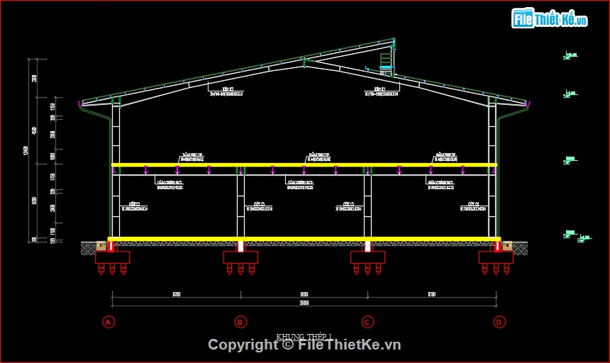 Nhà xưởng 2 tầng,nhà xưởng khẩu độ 26m,nhà xưởng 2 tầng khẩu đọ 26m,nhà xưởng 2 tầng 3000m2