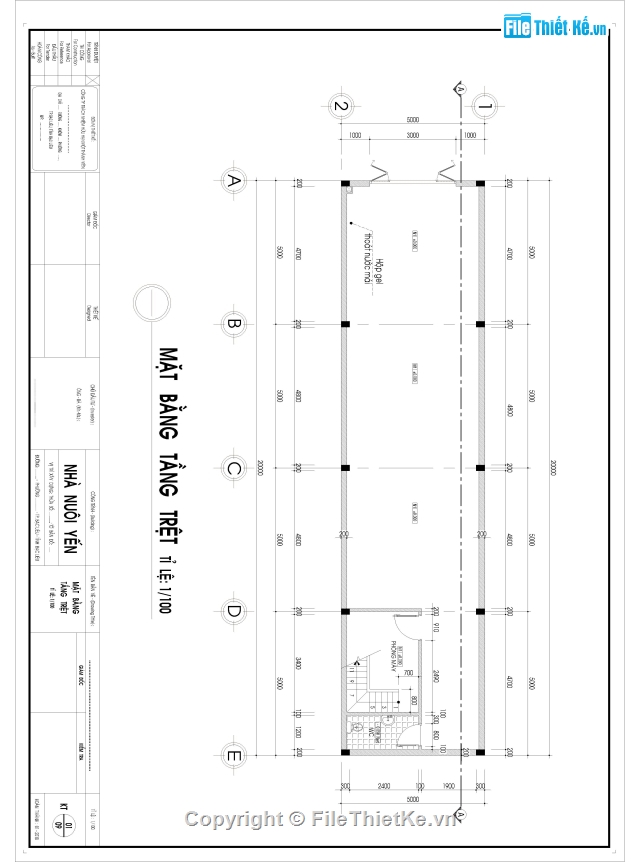 Bản vẽ nhà 4 tầng,nhà yến 4 tầng,Bản vẽ nhà yến 4 tầng malaysia,nhà nuôi chim yến,ban ve nha nuoi chim