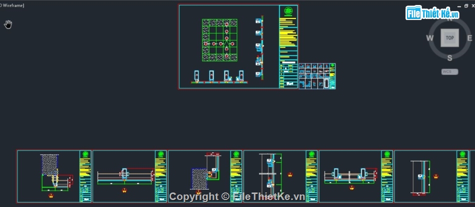 XINGFA,Nhôm vách,File CAD nhôm vách,XINGFA hệ 65