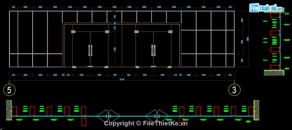 XINGFA,Nhôm vách,File CAD nhôm vách,XINGFA hệ 65