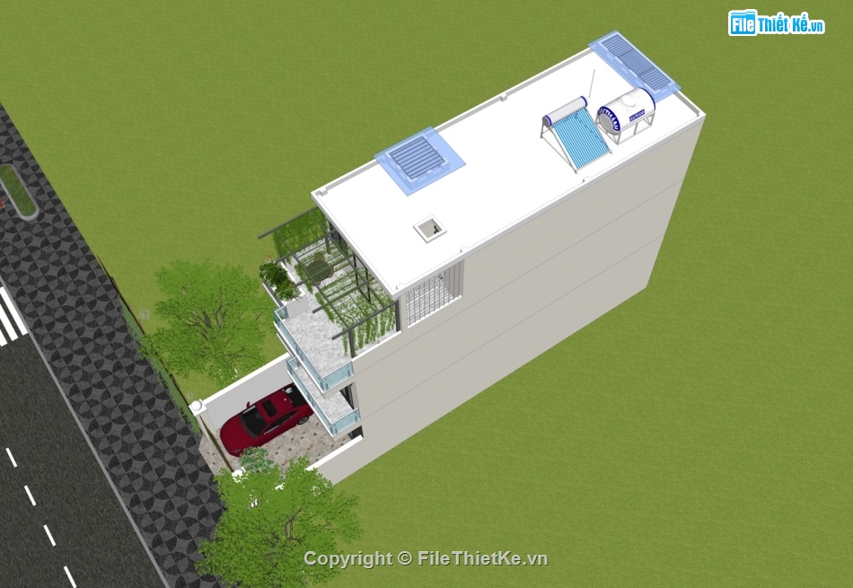 Nhà phố 3 tầng,Nhà phố 3 tầng đẹp,Nhà phố 3 tầng 5x20,Nhà phố đẹp,Nhà 3 tầng có giếng trời