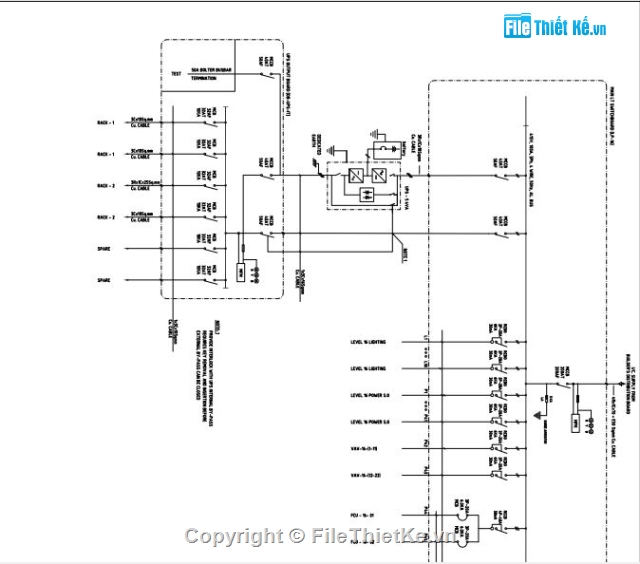 Bản vẽ,Bản vẽ chi tiết,Cột điện,hạ thế TBA,PDF hạ thế TBA