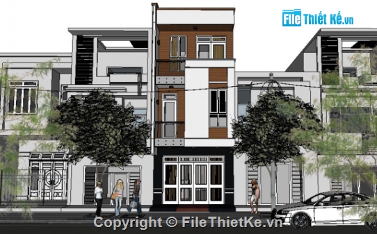 nhà phố 3 tầng,Bản vẽ nhà phố,nhà 3 tầng