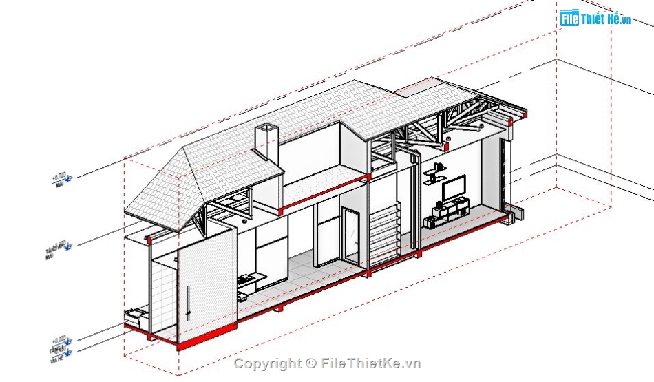 Revit Biệt thự mái nhật,File Revit Biệt Thự 1 tầng,Biệt thự 1 tầng revit,File revit Biệt Thự,revit biệt thự mái nhật,Biệt Thự revit