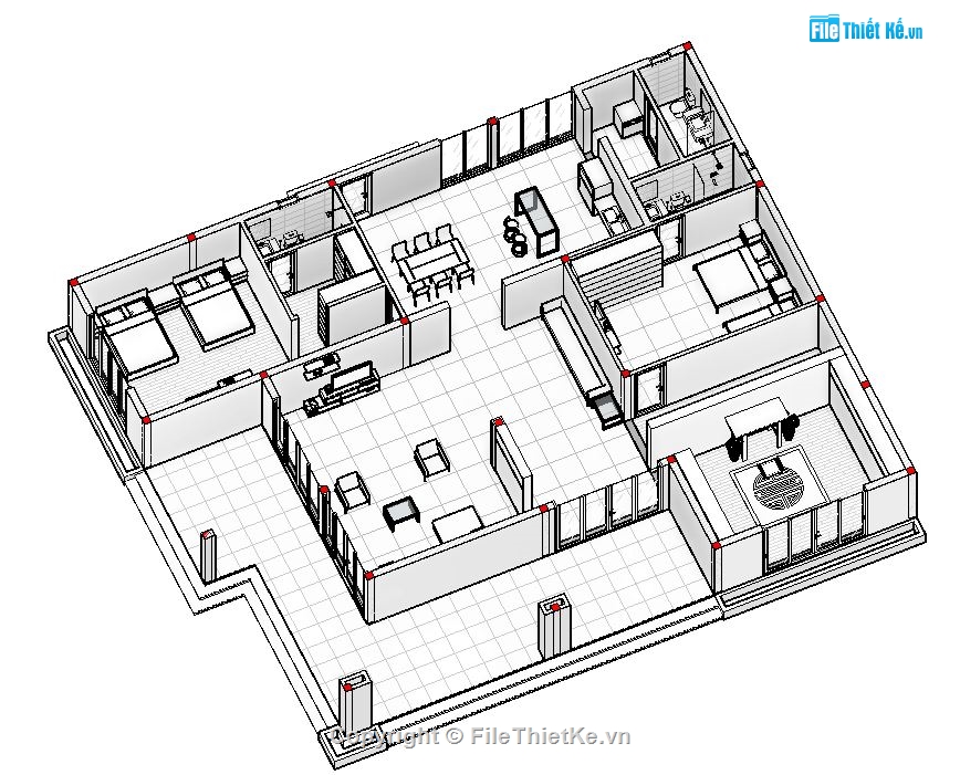 Revit Biệt thự mái nhật,File Revit Biệt Thự 1 tầng,Biệt thự 1 tầng revit,File revit Biệt Thự,revit biệt thự mái nhật,Biệt Thự revit