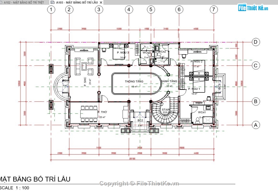 mẫu biệt thự 2 tầng revit,thiết kế biệt thự 2 tầng revit,bản vẽ biệt thự 2 tầng revit,biệt thự 2 tầng revit