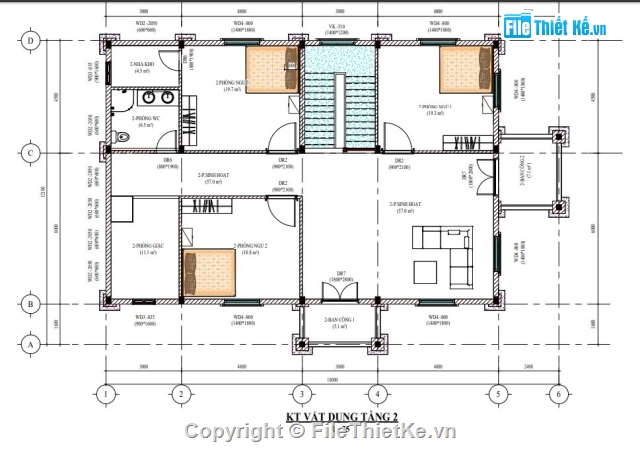 bản vẽ biệt thự revit,Biệt thự 2 tầng revit,File revit biệt thự,Biệt thự revit,REVIT Biệt thự 2 tầng 12x18m