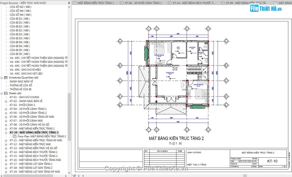 revit biệt thự 2 tầng,file revit biệt thự,mẫu biệt thự 2 tầng revit,bản vẽ biệt thự 2 tầng revit,biệt thự 2 tầng revit,bản vẽ revit biệt thự mái nhật