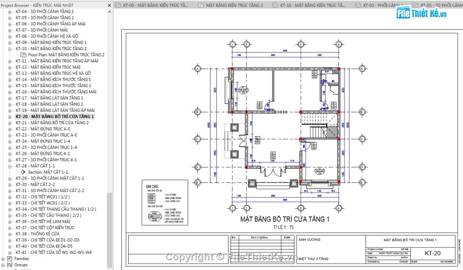 revit biệt thự 2 tầng,file revit biệt thự,mẫu biệt thự 2 tầng revit,bản vẽ biệt thự 2 tầng revit,biệt thự 2 tầng revit,bản vẽ revit biệt thự mái nhật