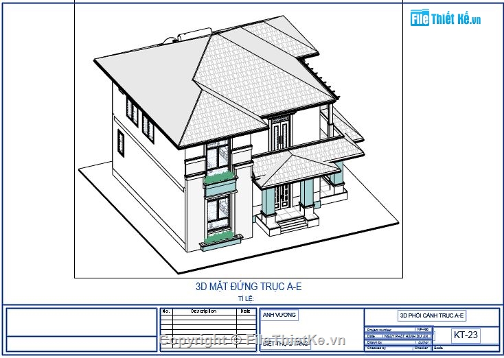 revit biệt thự 2 tầng,file revit biệt thự,mẫu biệt thự 2 tầng revit,bản vẽ biệt thự 2 tầng revit,biệt thự 2 tầng revit,bản vẽ revit biệt thự mái nhật