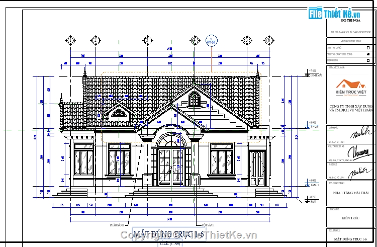 Revit biệt thự mái thái,file revit biệt thự mái thái,Bản vẽ revit biệt thự mái thái,biệt thự mái thái 14.84x15.8m,bản vẽ revit biệt thự 1 tầng