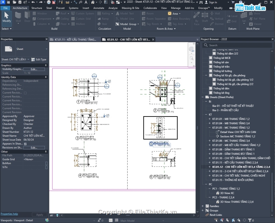Bản vẽ,cầu thang,cầu thang thép,kết cấu,revit,cầu thang thoát hiểm