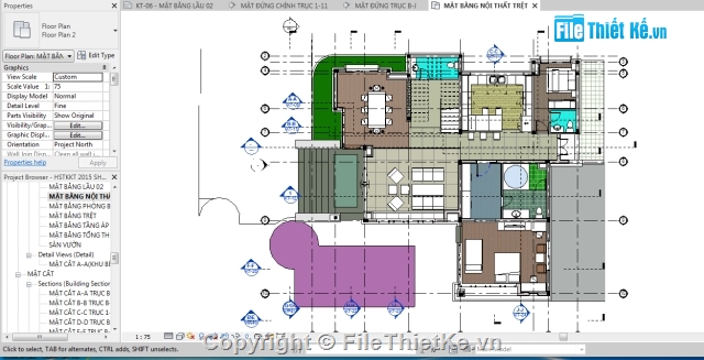 revit biệt thự 3 tầng,revit kiến trúc 3 tầng,revit biệt thự,file revit biệt thự