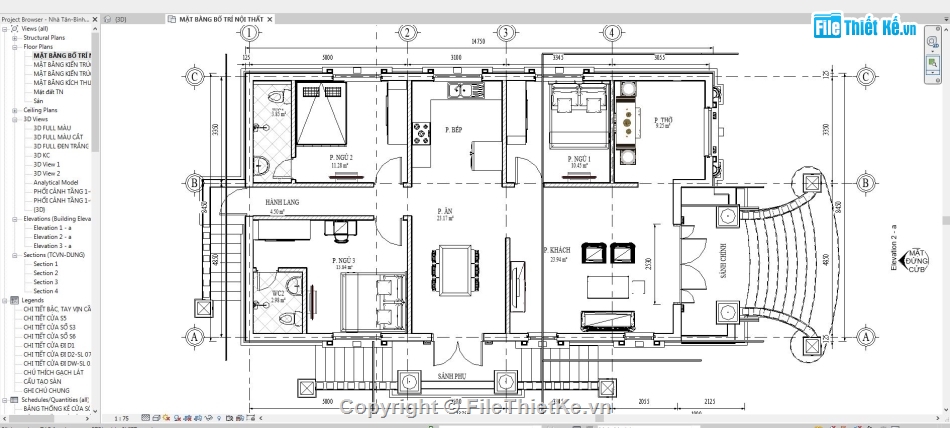 file revit biệt thự 1 tầng,bản vẽ revit biệt thự 1 tầng,revit biệt thự 1 tầng,file revit biệt thự mái thái,revit biệt thự tân cổ điển,Revit biệt thự 8.45x14.75m