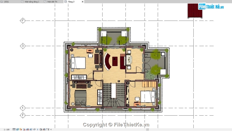 revit biệt thự 2 tầng,bản vẽ revit biệt thự,mẫu revit biệt thự 2 tầng,Thiết kế revit biệt thự 2 tầng,Revit biệt thự 2 tầng 8.3x12.2m