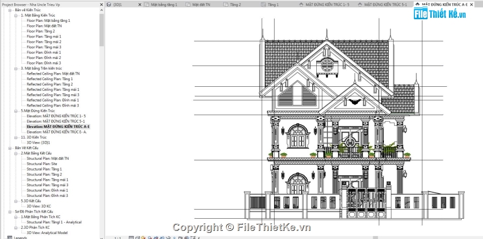 revit biệt thự 2 tầng,bản vẽ revit biệt thự,mẫu revit biệt thự 2 tầng,Thiết kế revit biệt thự 2 tầng,Revit biệt thự 2 tầng 8.3x12.2m