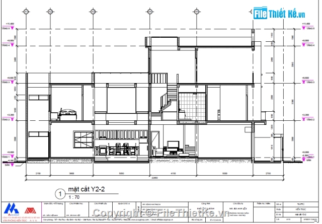 bản vẽ revit,kiến trúc nhà 5 tầng,bản vẽ nhà 5 tầng,2 tầng hầm và 3 tầng nổi