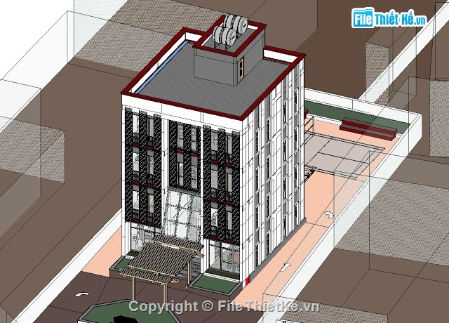 revit nhà văn phòng,nhà làm việc,bản vẽ nhà làm việc,khu chế biến Than