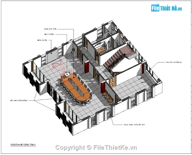 revit nhà văn phòng,nhà làm việc,bản vẽ nhà làm việc,khu chế biến Than