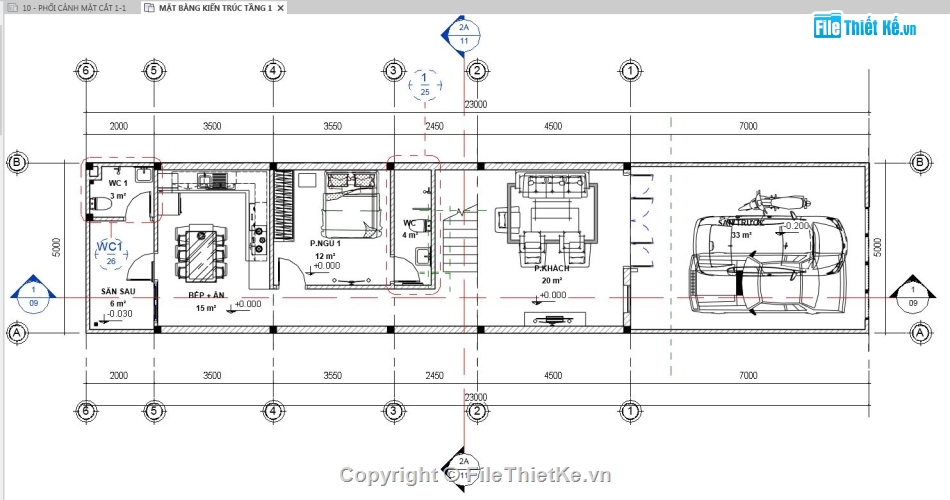 Bản vẽ Revit nhà phố 2 tầng,Revit nhà phố 2 tầng,File revit nhà phố 2 tầng,nhà phố 2 tầng revit,Bản vẽ revit nhà phố,Nhà phố 2 tầng 5x23m